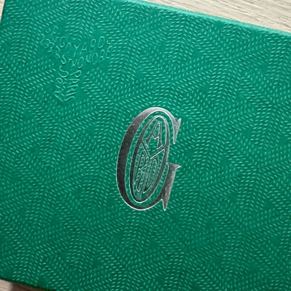 Goyard Tan and Black Leather Card Holder - Picture 6 of 10